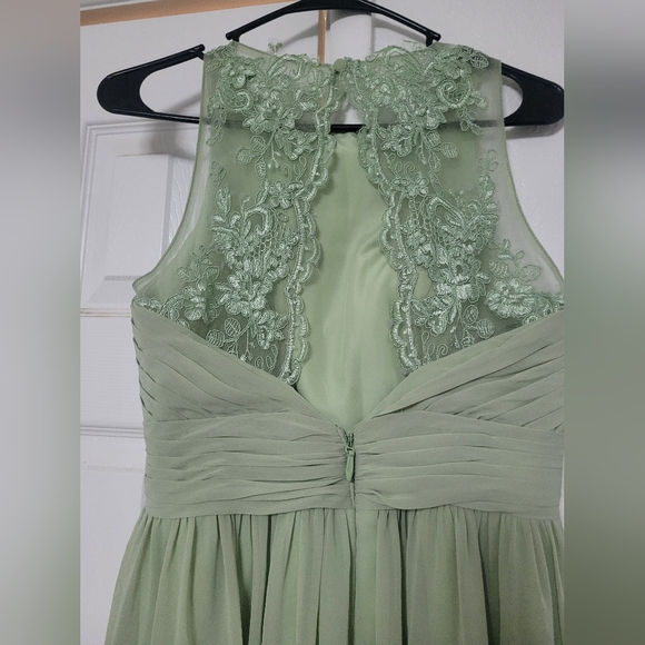 Elegant Green Maxi Dress From Azazie - Picture 7 of 15